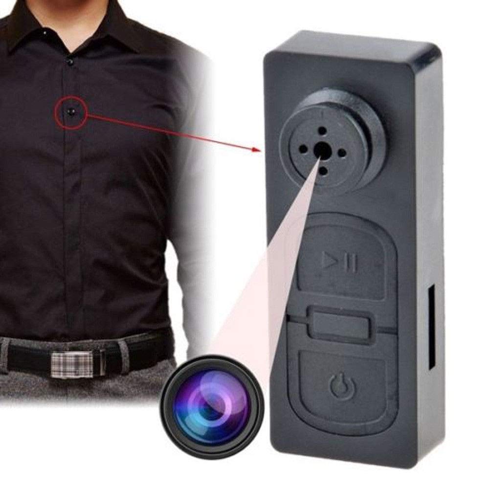 Hidden Shirt Black Button Mini Smart Spy Portable Camera