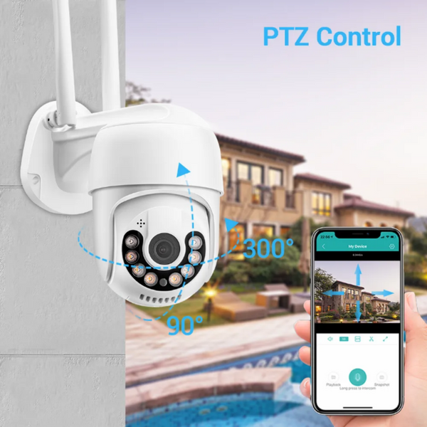 Dragonfly 3MP FHD PTZ Wifi Night Vision Security Camera