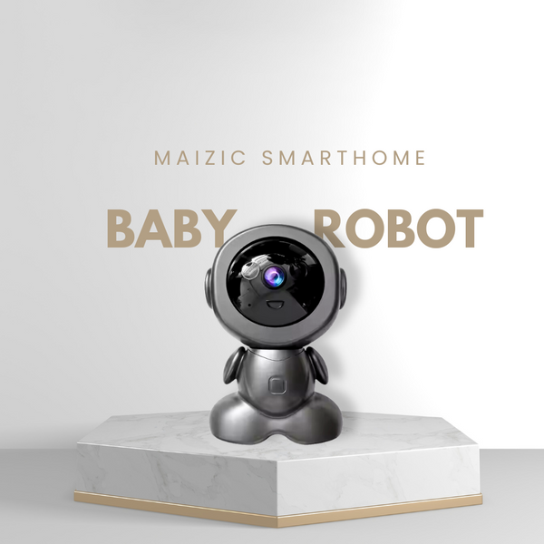 Baby Robot WiFi CCTV Camera 3MP Full HD & 360° Coverage Home Security Indoor Camera