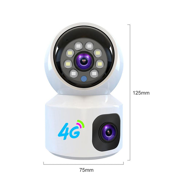 Supercams 4G 2 in1 2K Indoor Home Security Camera