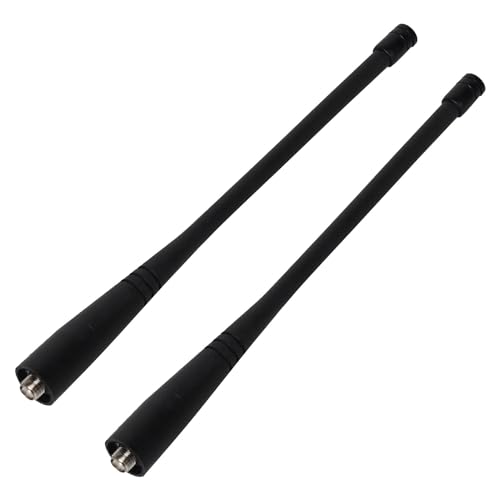 Maizic Smarthome Biofeng 888s walkie Talkie Antenna for Long RangeTwo Way Radio Walkie Talkie UHF 400-470 MHz Black (Pack of 2)