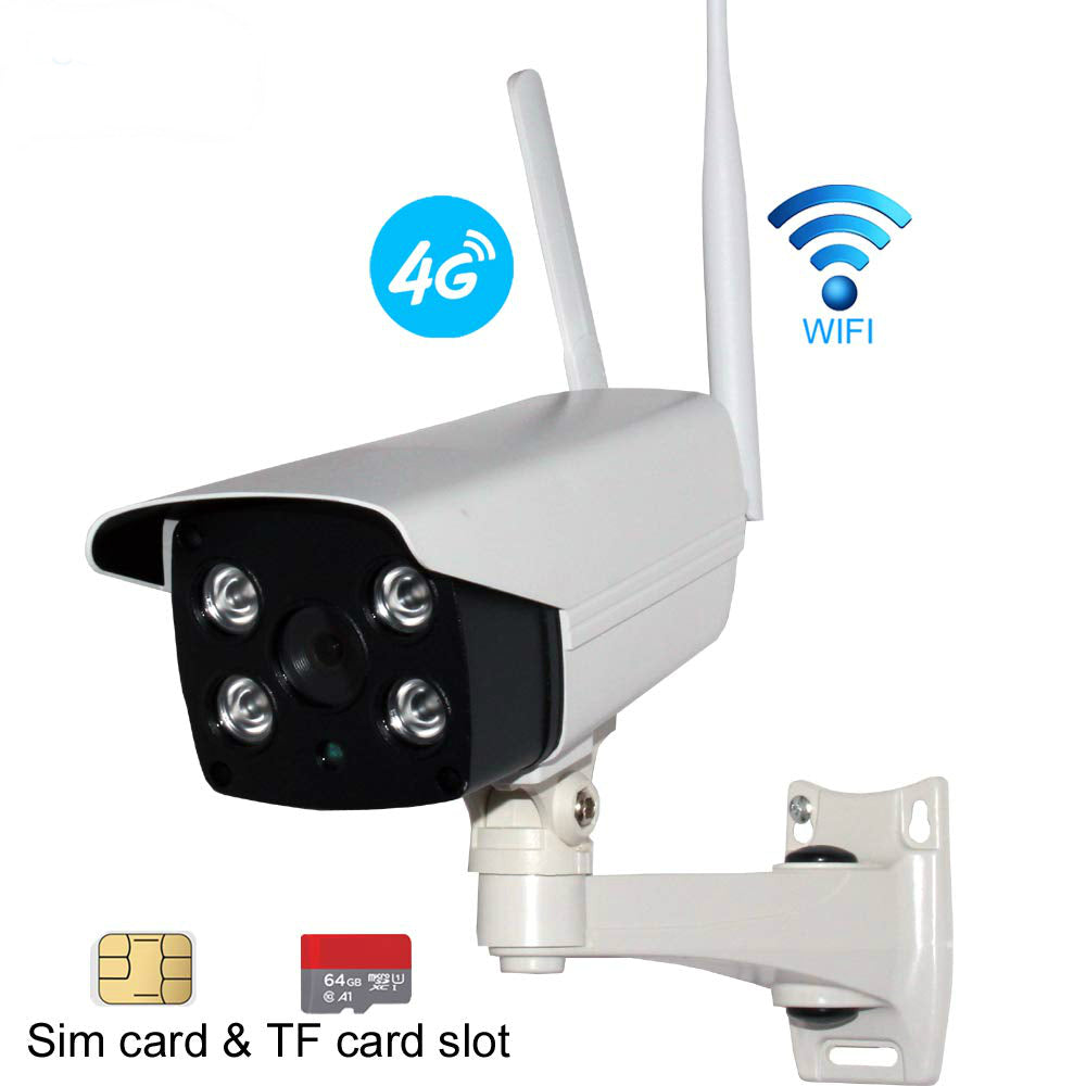 4G Security Sim Camera  With Live View Night Vision Motion Detection  weatherproof 2 Way Intercomm Security  Sim Camera